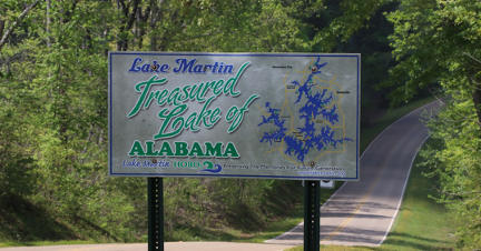Lake Martin sign