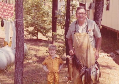 fishing with Grandpa in the 80s